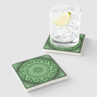 Mosaic Stone Coaster