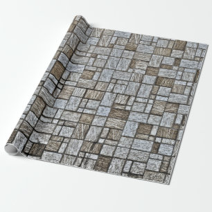 mosaic stone wrapping paper