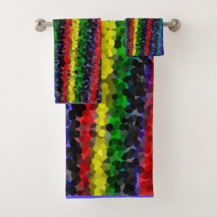 Mosaic Stripes Towel