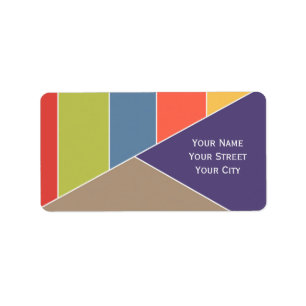 MOSAIC stripes triangles coloured I + your ideas Label