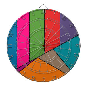 MOSAIC stripes triangles coloured III + your ideas Dartboard