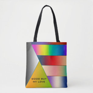 MOSAIC stripes triangles gradients I + your ideas Tote Bag