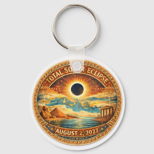 Mosaic Style 2027 Eclipse Keychain (Front)