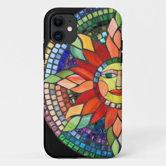 Mosaic Sun Cell Phone Case (Back)