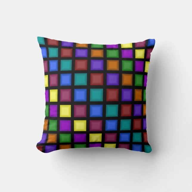 Mosaic Throw Pillow (Front)