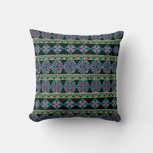 Mosaic Throw Pillow – Modern Geometric Design