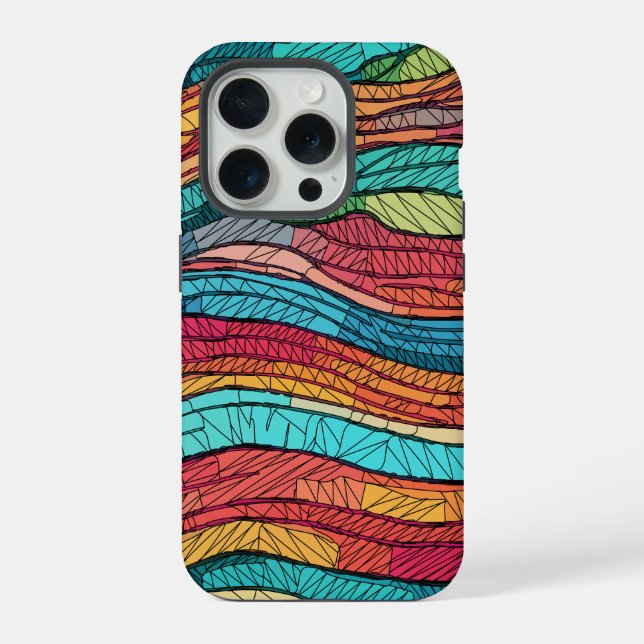 Mosaic Tide iPhone Case (Back)