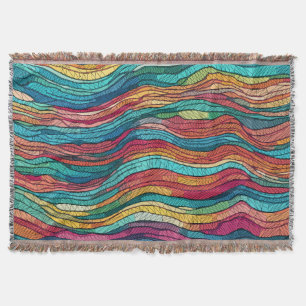 Mosaic Tide Throw Blanket