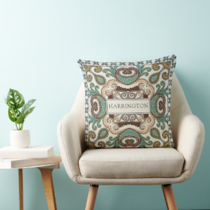  Mosaic Tile Pattern Throw Pillow