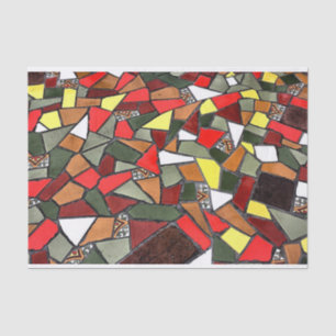 mosaic tile tissue paper