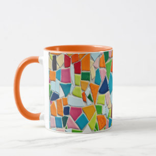 mosaic tiles coffee mug