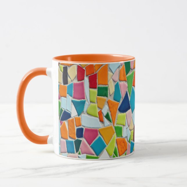mosaic tiles coffee mug (Left)
