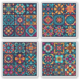 Mosaic Tiles Flower 21 - 24