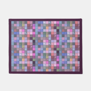 Mosaic Tiles - Muted Colours Doormat