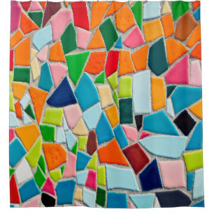 Mosaic tiles template texture