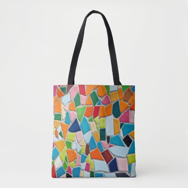 mosaic tiles tote bag (Front)