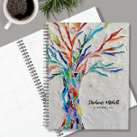 Mosaic Tree Planner<br><div class="desc">This unique Planner is decorated with a mosaic tree and stylish script typography. Customize it with your name and year. Use the Design Tool option to change the text size, style, or colour. Because we create our artwork you won't find this exact image from other designers. Original Mosaic © Michele...</div>