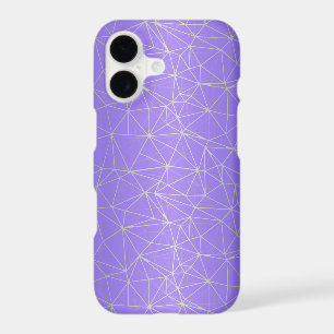 Mosaic Triangles  Seamless Pattern in purple colou