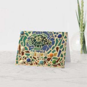 Mosaic Turtle Card