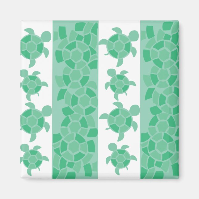 Mosaic Turtles Magnet (Front)