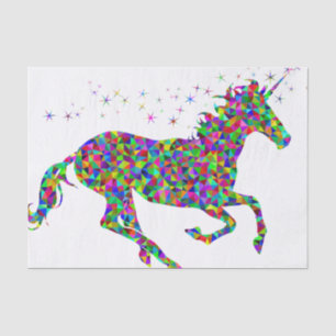 Mosaic Unicorn Tissue Paper