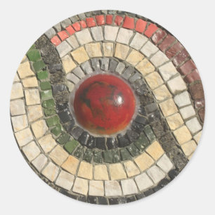 Mosaics Classic Round Sticker