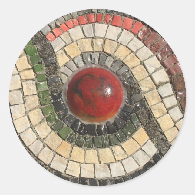 Mosaics Classic Round Sticker (Front)