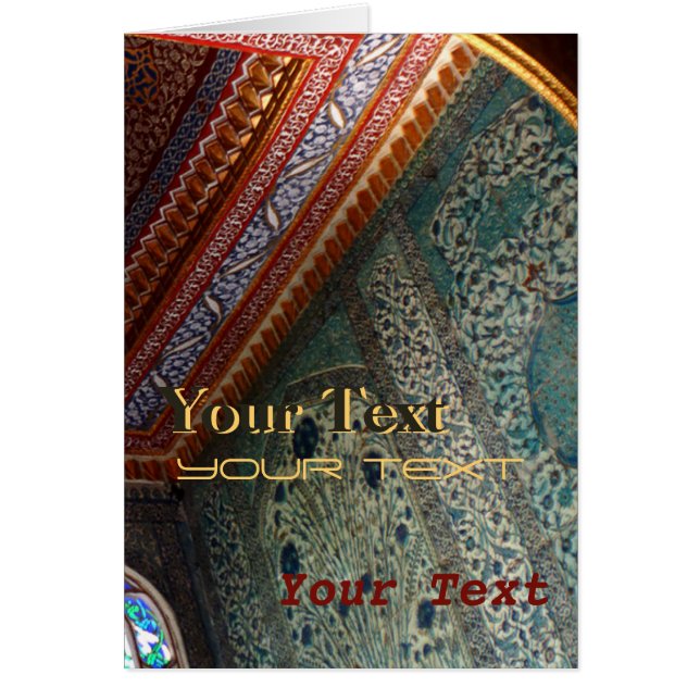 Mosaiic - Cartes de voeux-, Note (Devant)