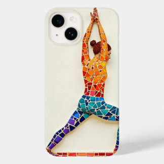 Mosaïque colorée Yoga Pose coque iphone - Artiste 