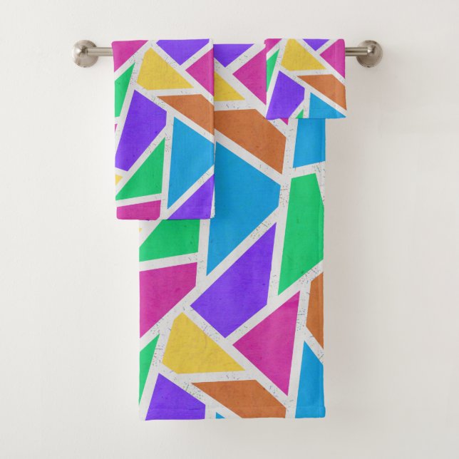 Mosaïque de couleurs vives arc-en-ciel (En situation)