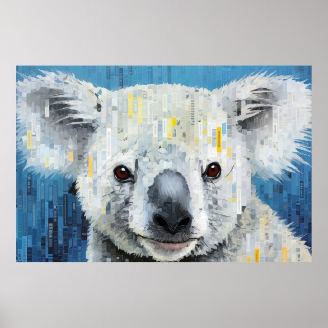 Mosaïque de décoration de l'animal Koala (Devant)
