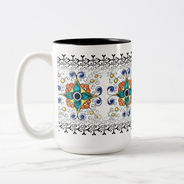 Mosaïque de fantaisie de tasse (Gauche)