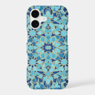 mosaïque de nuances bleues
