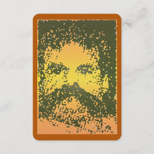 Mosaïque d'ours vy une collection de carte de