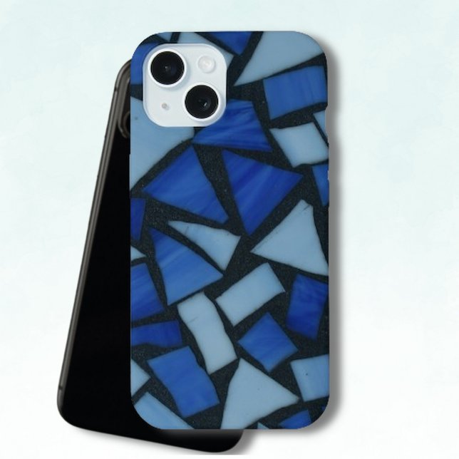 Mosaïque en verre bleu Faux (Créateur téléchargé)