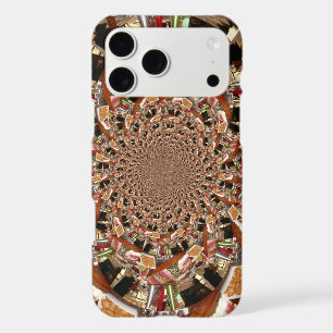 Mosaïque Hypnotique de Sushi Brun Terreux & Cuiv