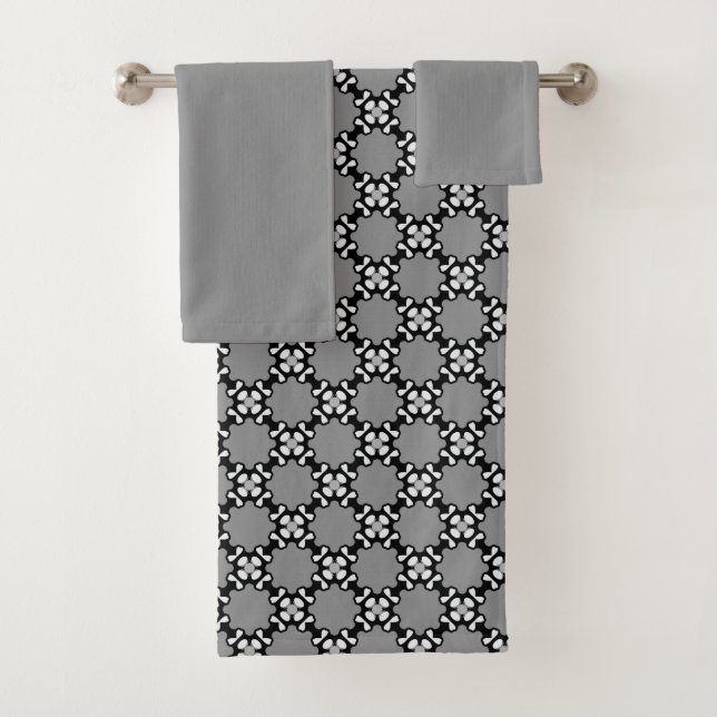 Mosaïque noire et blanche (En situation)