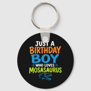 Mosasaurus Birthday Prehistoric Sea Dinosaur Keychain