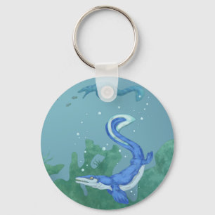 Mosasaurus Keychain