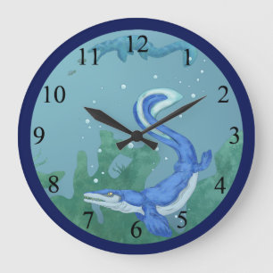 Mosasaurus Large Clock