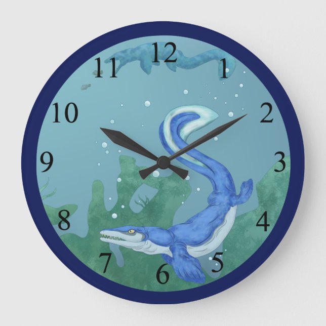 Mosasaurus Large Clock (Front)