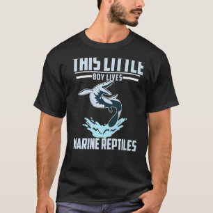 Mosasaurus Prehistoric This Little Boy Lives Marin T-Shirt