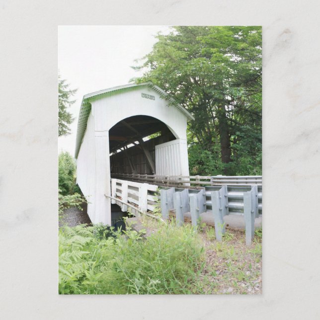 Mosby Creek Covered Bridge Postcard (Front)
