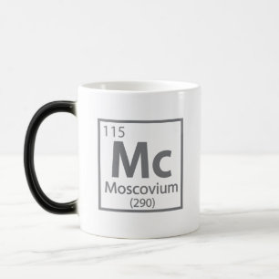 Moscovium - Russian Science Periodic Table Magic Mug
