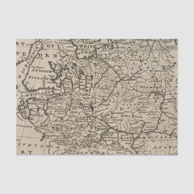 Moscovy, Russia Tissue Paper (Front)