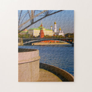 Moscow City Kremlin Moskva Landscape Architecture Jigsaw Puzzle