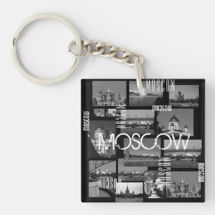 Moscow City St Basil's Cathedral Architecture City Keychain