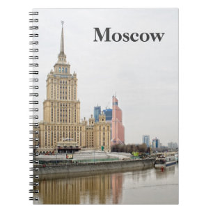 Moscow cityscape notebook