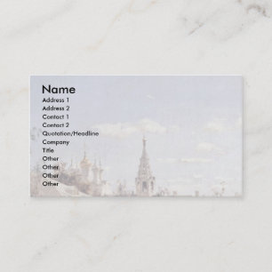 Moscow Court By Polenow Wassilij Dimitriewitsch Business Card