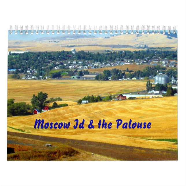 Moscow Id & the Palouse Calendar (Cover)